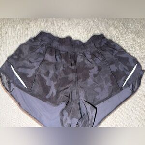 lululemon athletica Black Camo Run Shorts